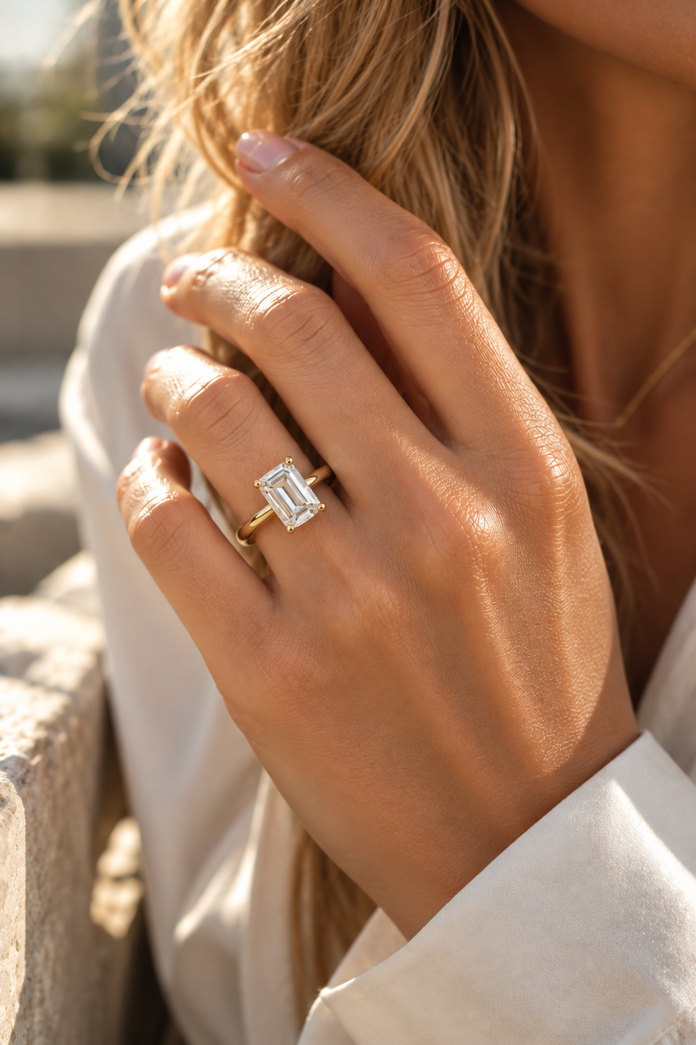Emerald Cut Engagement Rings